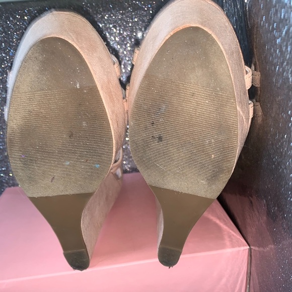 Pink Platform Wedges - Picture 3 of 4